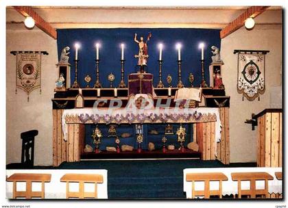 CPM Chapelle saint Jean Baptiste Molieres sur Ceze Maitre Autel
