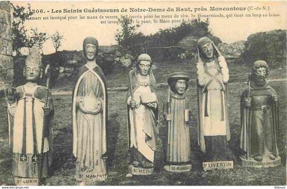 22 - Moncontour - Les Saints Guérisseurs de Notre Dame du Haut près Moncontour - Art Religieux - CPA - Oblitération de 1