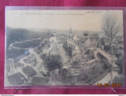 CPA - Moncontour-de-Bretagne - Vue prise de la Rue des Forges
