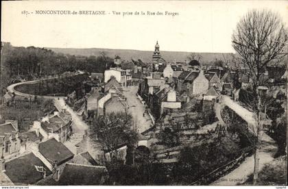 CPA Moncontour de Bretagne Vue prise de la Rue des Forges