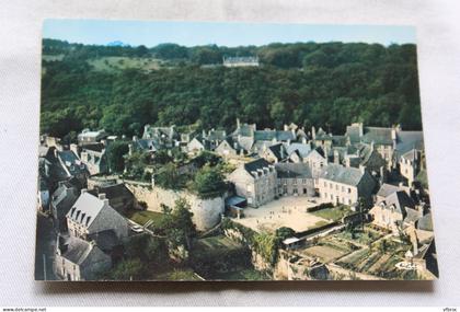 Cpm, Moncontour, vue générale aérienne, les remparts, Cotes d'Armor 22