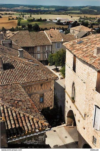Carte Postale - 47 - Monflanquin - Maisons à pans de bois - CPM - Voir Scans Recto-Verso - Poscard - Carta Postal -  Pos