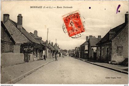 CPA Monnaie Route Nationale FRANCE (1379840)