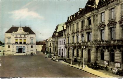 CPSM Mont de Marsan L'hotel de ville et la Poste