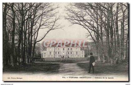 CPA Vendee Montaigu Chateau de la Lande