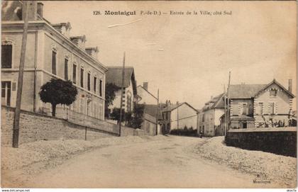 CPA MONTAIGUT Entree de la Ville - Cote Sud (1255776)