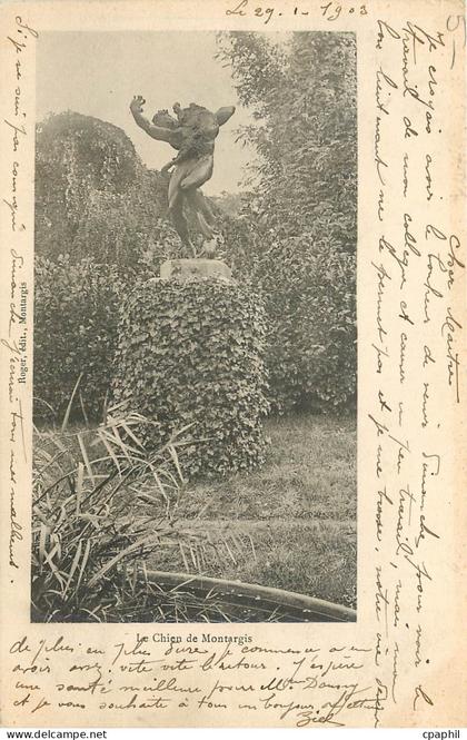 CPA Le Chien de Montargis