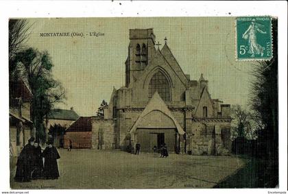 CPA carte postale France Montataire- L'église -VM22597