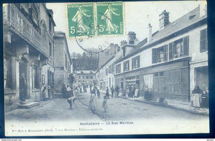 cpa du 60 Montataire la rue Mertian   JUI23-35