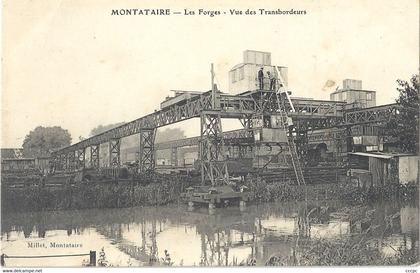 CPA Montataire Les Forges vue des Transbordeurs