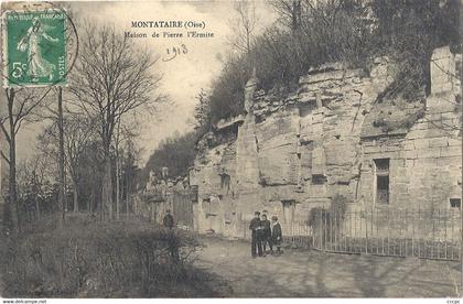 CPA Montataire Maison de Pierre L'Ermite