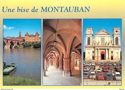 Carte Postale - 82 - Montauban - Multivues - Automobiles - Flamme Postale de Montauban - CPM - Voir Scans Recto-Verso -