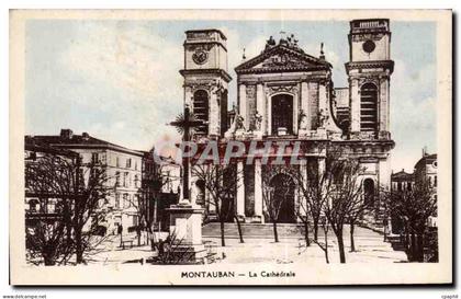 CPA Montauban la cathedrale