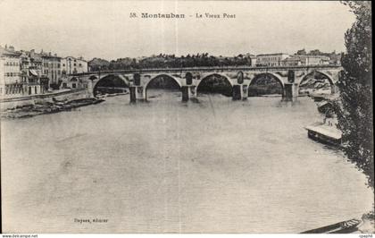 CPA Montauban Le Vieux Pont