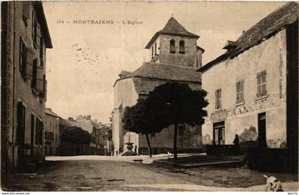 CPA MONTBAZENS - L'Église (366699)