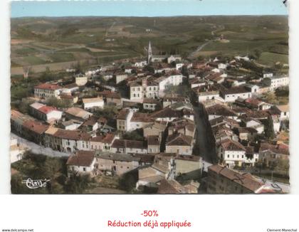 MONTCLAR-de-QUERCY: vue aérienne 10x15 - très bon état