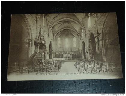 MONTECH - INTERIEUR DE N-D DE LA VISITATION - 82 TARN & GARONNE (Q)