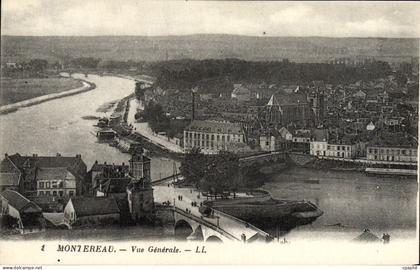 CPA Montereau Vue Generale