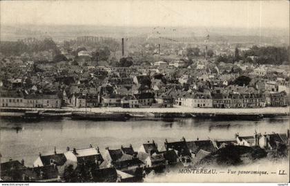 CPA Montereau Vue panoramique