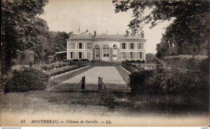 Montereau - Chateau de Surville - CPA