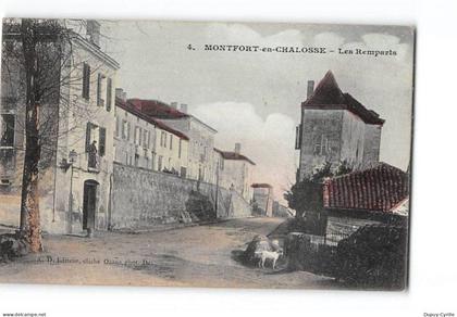 MONTFORT EN CHALOSSE - Les Remparts - état