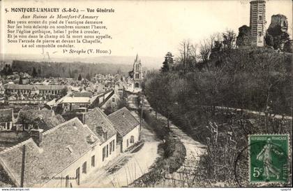Montfort L'Amaury - Vue Generale - CPA