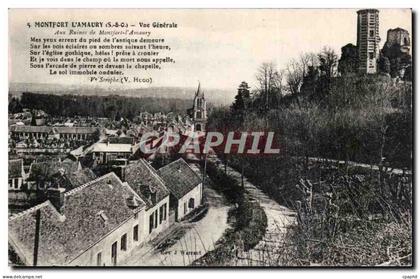 Montfort L'Amaury - Vue Generale CPA