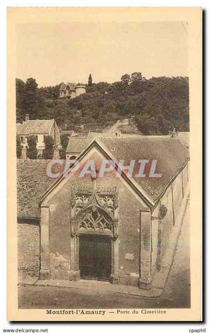 CPA Montfort l'Amaury Porte du Cimetiere