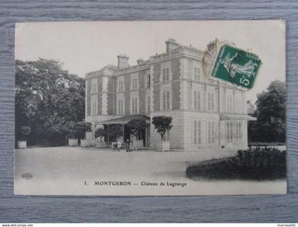 cpa Montgeron(91)château de Lagrange