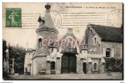 Montgeron CPA la porte du moulin de senlis