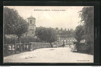 CPA Montiers-sur-Saulx, Le Pont sur la Saulx