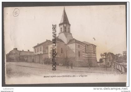 95 - MONTIGNY LES CORMEILLES--L'Eglise--animé-