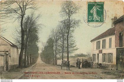 RARE MONTIGNY LES CORMEILLES LA ROUTE DE CORMEILLES LA FOLIE