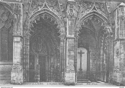 Abbaye de MONTIVILLIERS 950ème Anniversaire 22 23 Juin 1985 . L'Eglise Portail