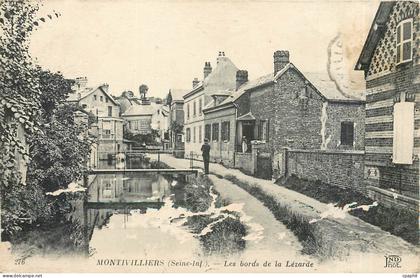 CPA Montivilliers Seine Inf Les Bords de la Lezarde