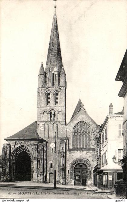 Montivilliers CPA Facade de l'eglise