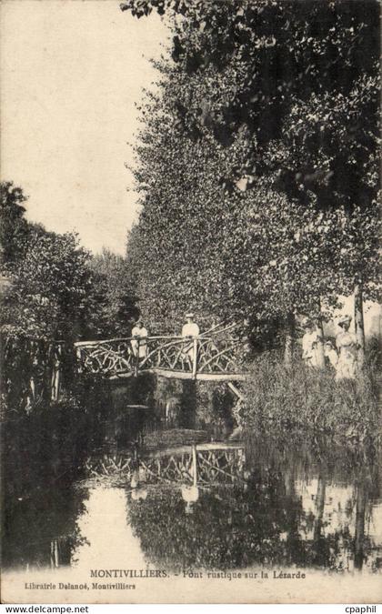 Montivilliers CPA Pont rustique sur la Lezarde