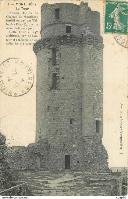 CPA Montlhery La Tour Ancien Donjon du Chateau de Montlhery