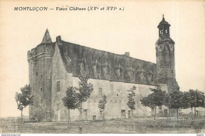 CPA Montlucon Vieux Chateau