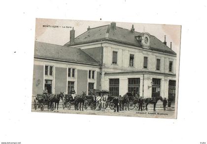 MONTLUCON LA GARE   ( CARTE PRECURSEUR )
