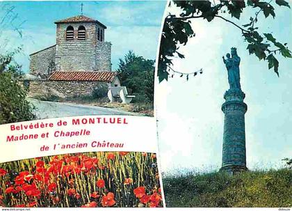 Carte Postale - 01 - Montluel - Belvédère de Montluel - Multivues - Flamme Postale - CPM - Voir Scans Recto-Verso - Posc