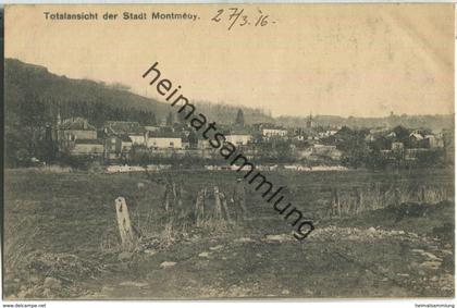 55600 Montmedy - Gesamtansicht - Verlag A. Menzendorf Berlin - Feldpost