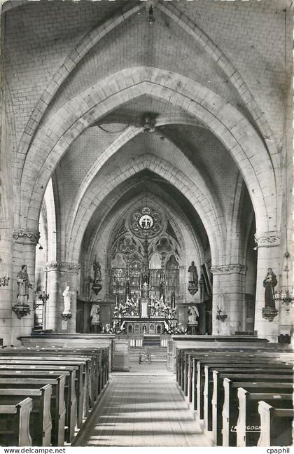 CPM Montmirail Marne L'Eglise Interieur