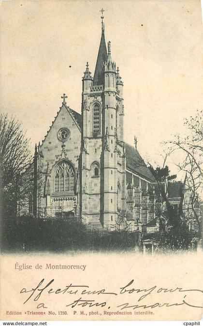 CPA Eglise de Montmorency