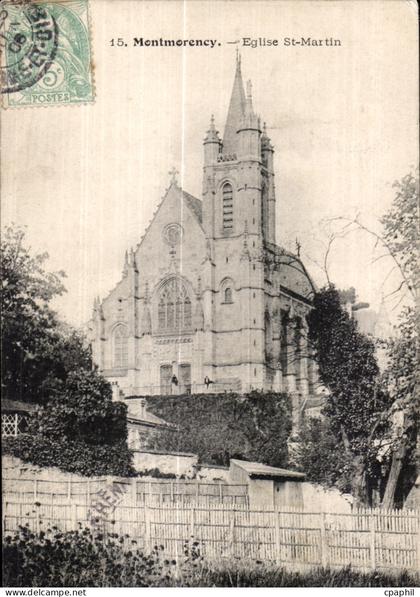 CPA Montmorency Eglise St Martin