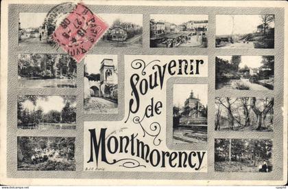 CPA Souvenir De Montmorency
