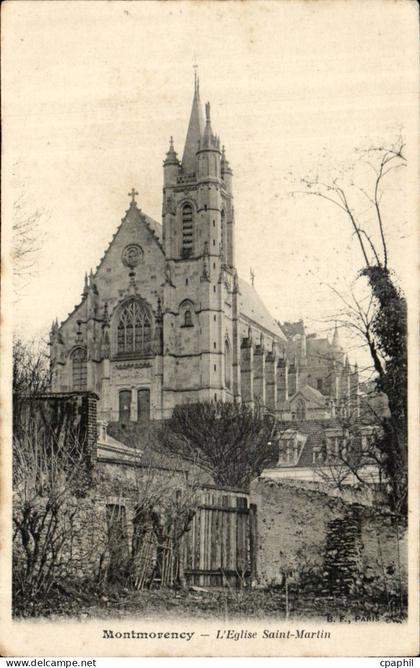 Montmorency CPA L'eglise Saint martin
