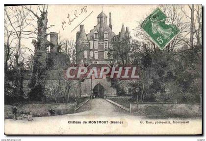 CPA Chateau de Montmort Marne
