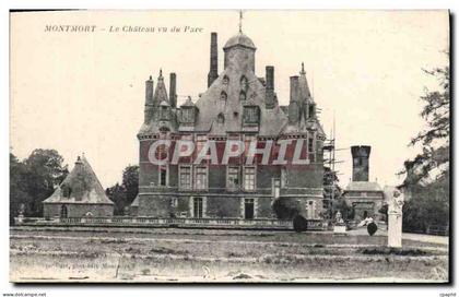 CPA Montmort Le Chateau vu du Parc