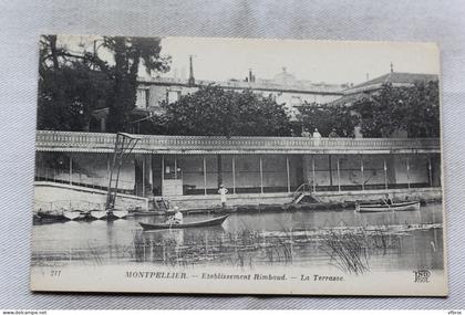 Montpellier, établissement Rimbaud, la terrasse, Hérault 34